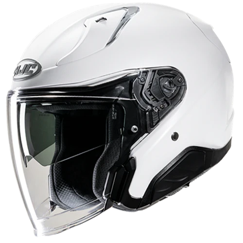Casco Moto Jet HJC RPHA 31 SOLID PEARL WHITE Bianco Lucido