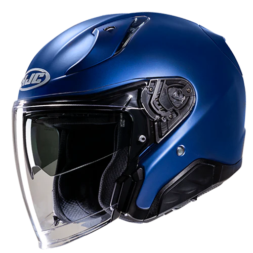 Casco Moto Jet HJC RPHA 31 SOLID SEMI FLAT METALLIC BLUE Blu Opaco