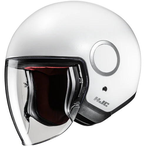 Casco Moto Jet HJC RPHA 40 PEARL WHITE Bianco Lucido