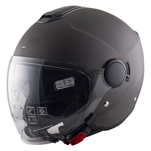 Casco Moto Jet NOS NS-J Titanio Opaco