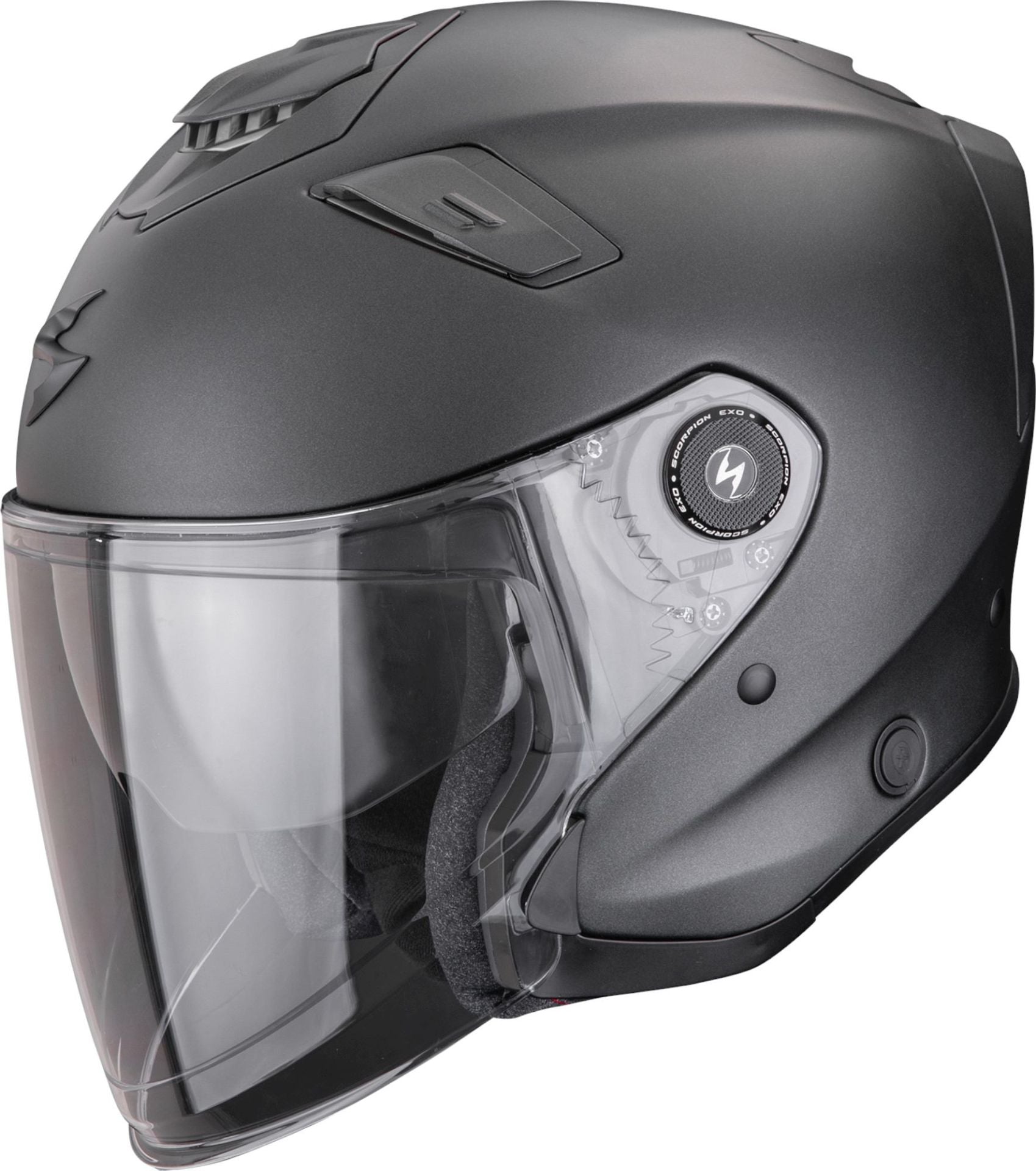 Casco Moto Jet SCORPION EXO-GT JET Nero Perlato Opaco