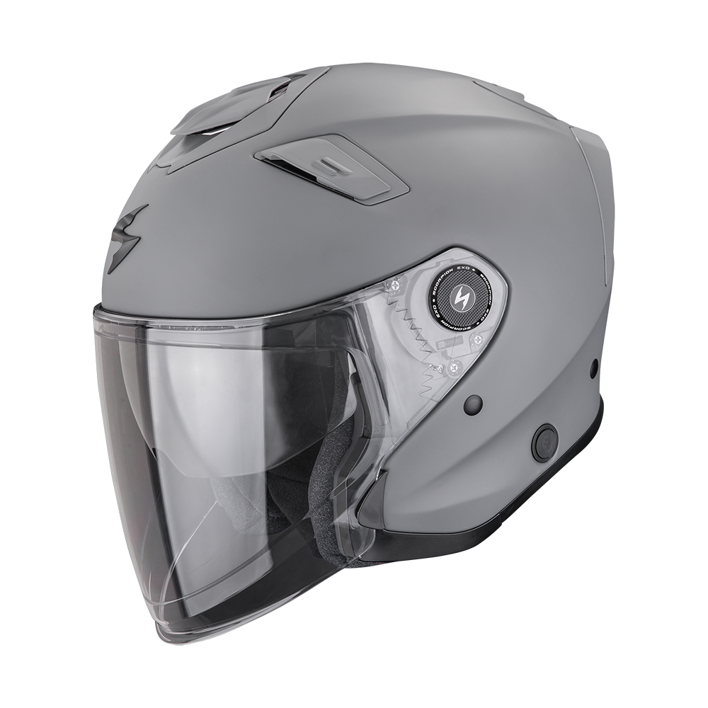 Casco Moto Jet SCORPION EXO GT JET Grigio Cemento Opaco