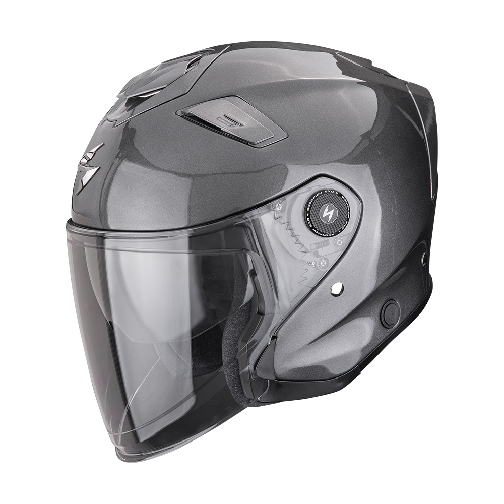 Casco Moto Jet SCORPION EXO GT JET SOLID Grigio Metallizzato