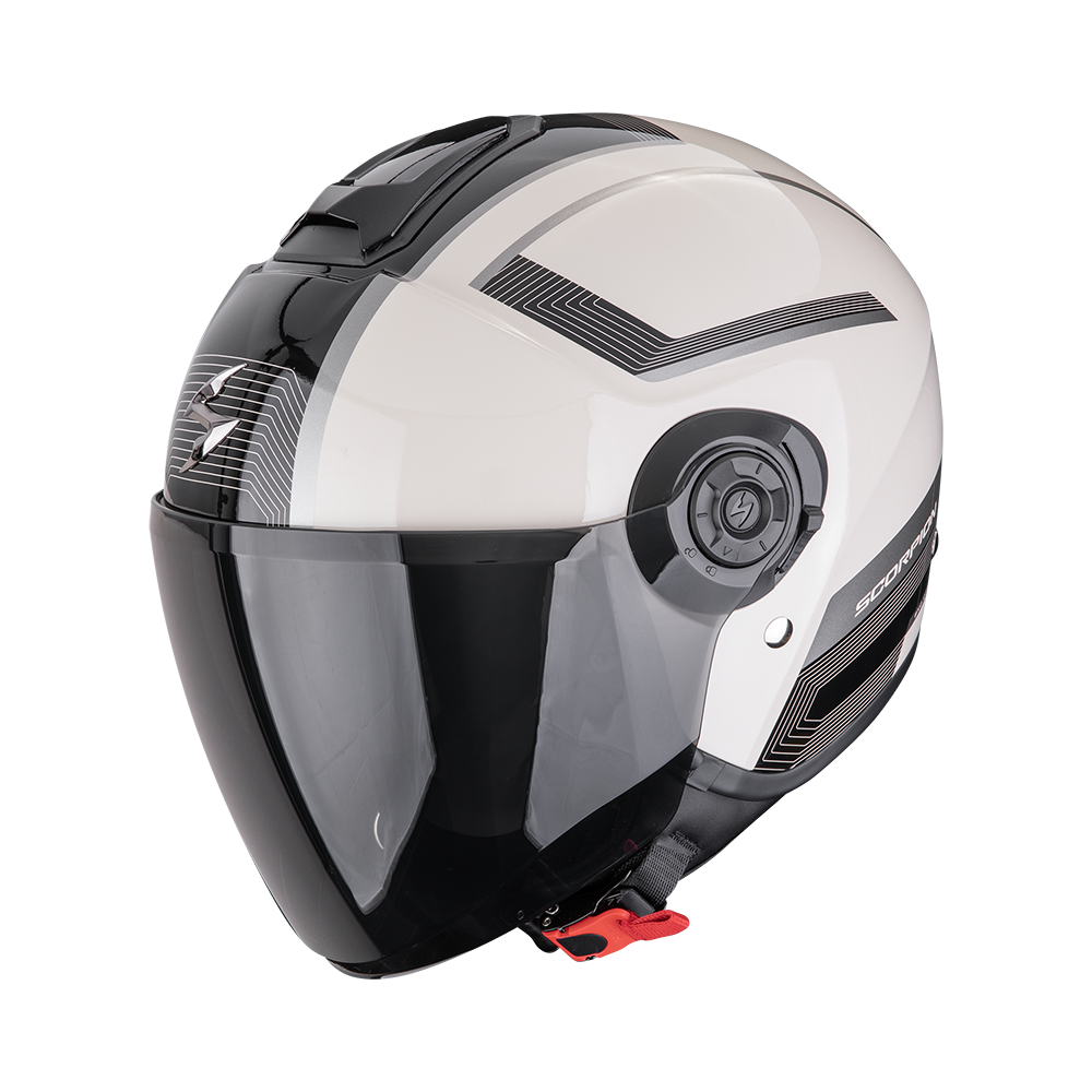Casco Moto Jet Scorpion EXO CITY 2 COSMOS Crema Nero