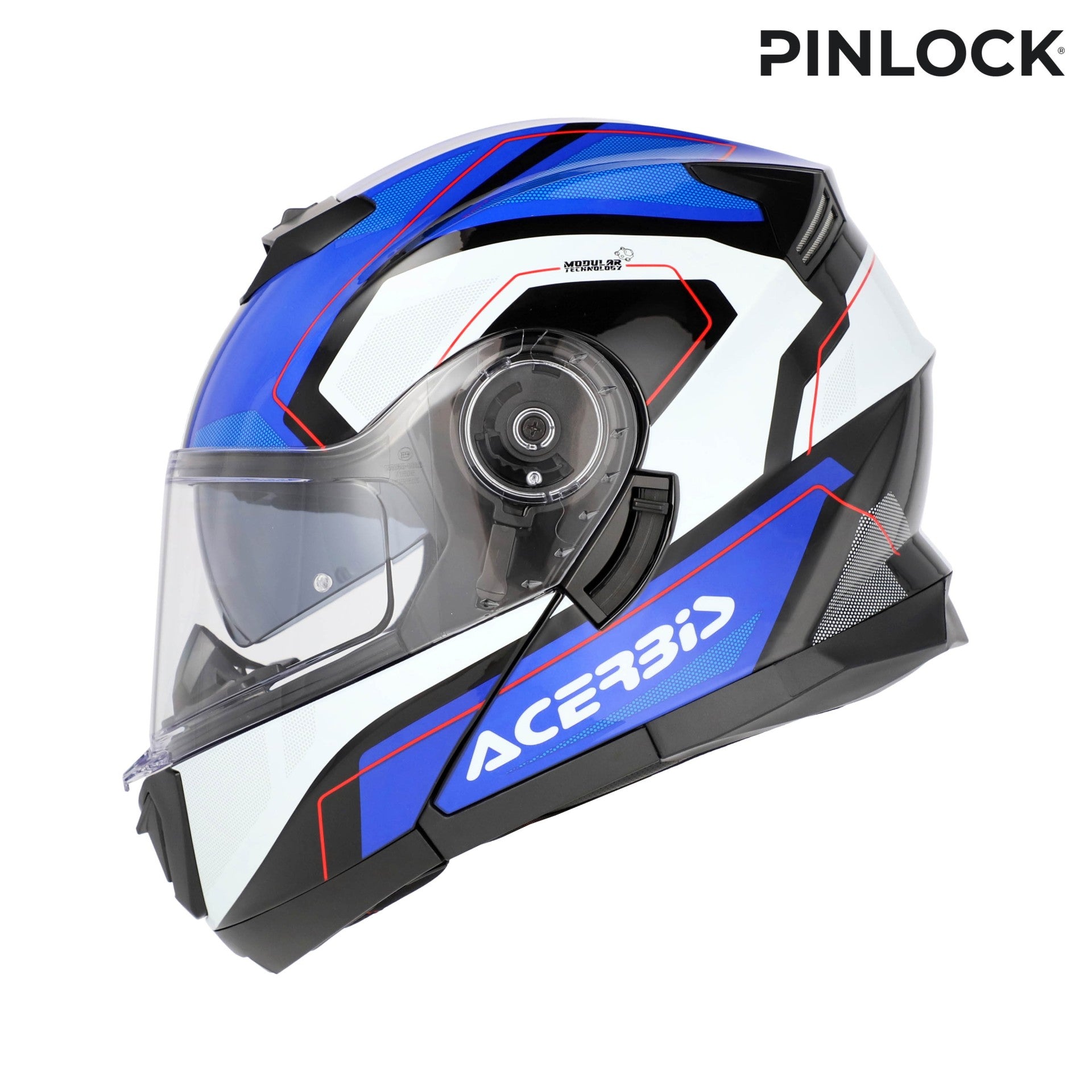 Casco Moto Modulare ACERBIS SEREL 2206 Blu Bianco