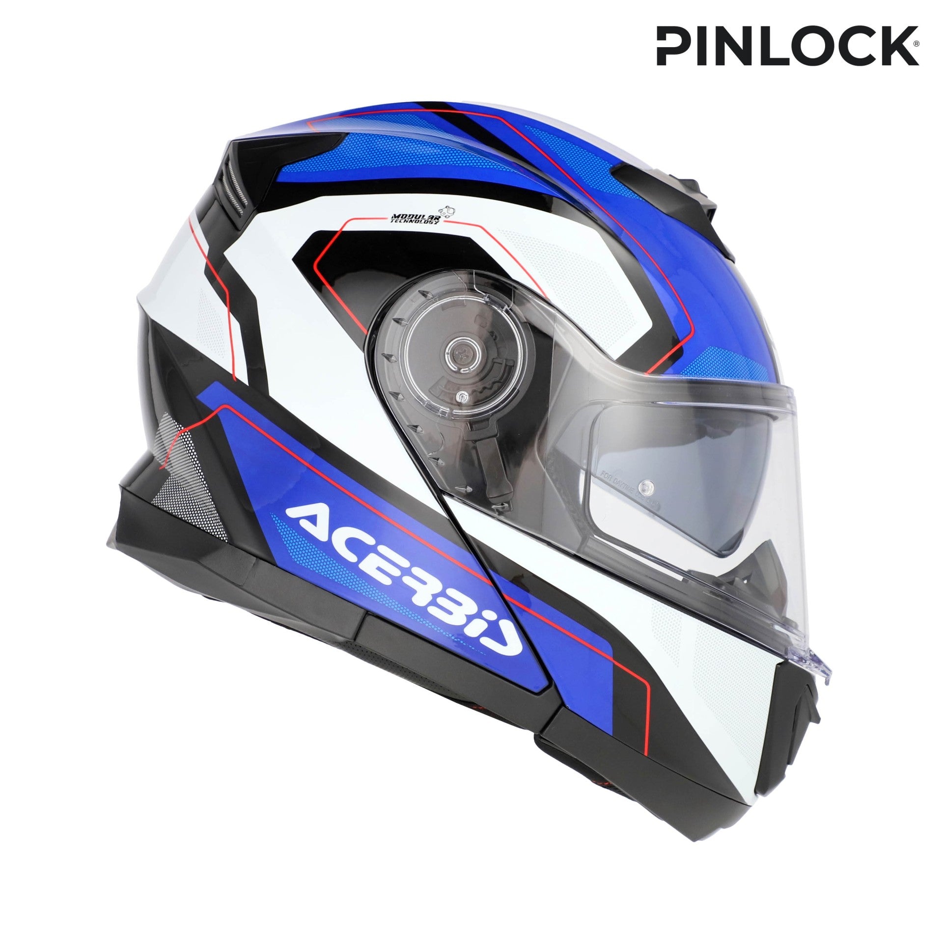 Casco Moto Modulare ACERBIS SEREL 2206 Blu Bianco