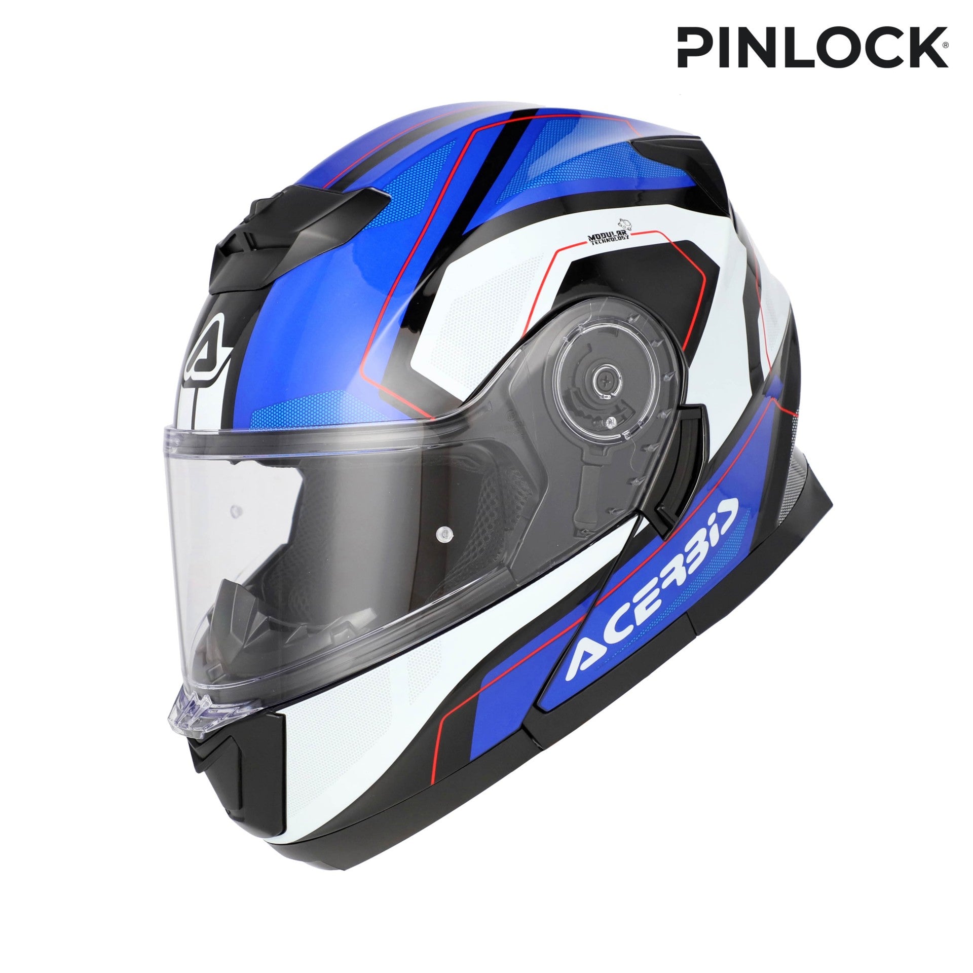 Casco Moto Modulare ACERBIS SEREL 2206 Blu Bianco