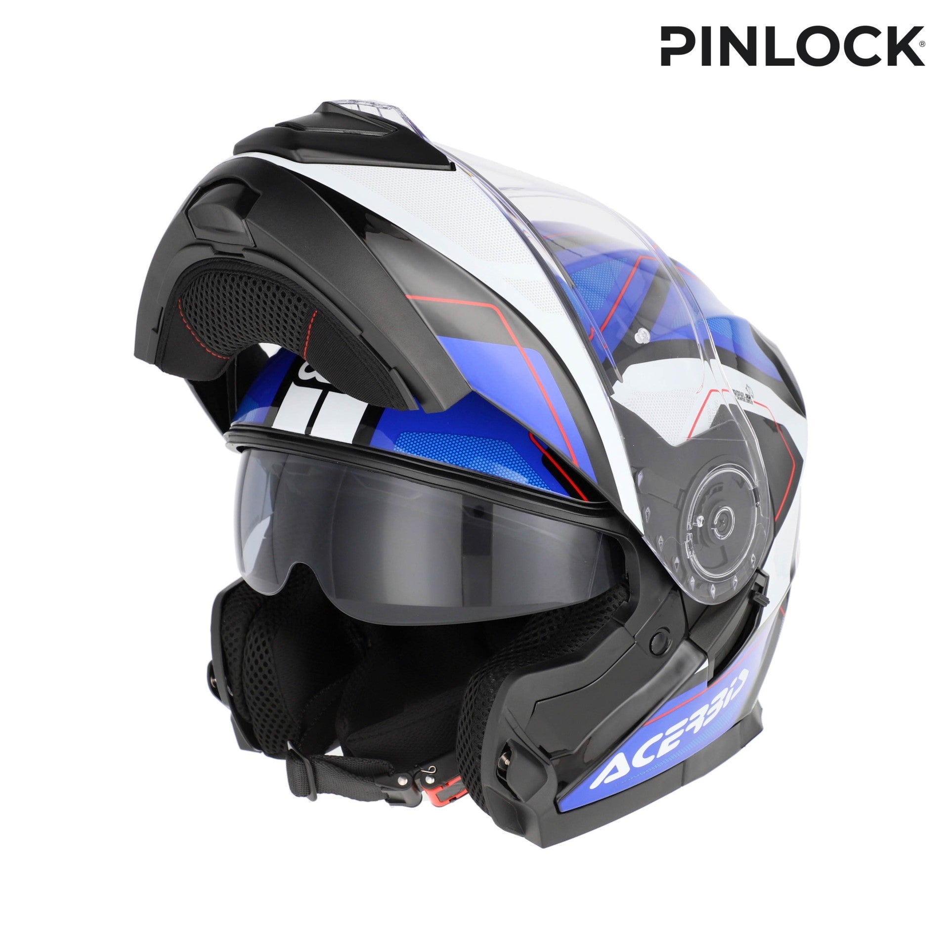 Casco Moto Modulare ACERBIS SEREL 2206 Blu Bianco