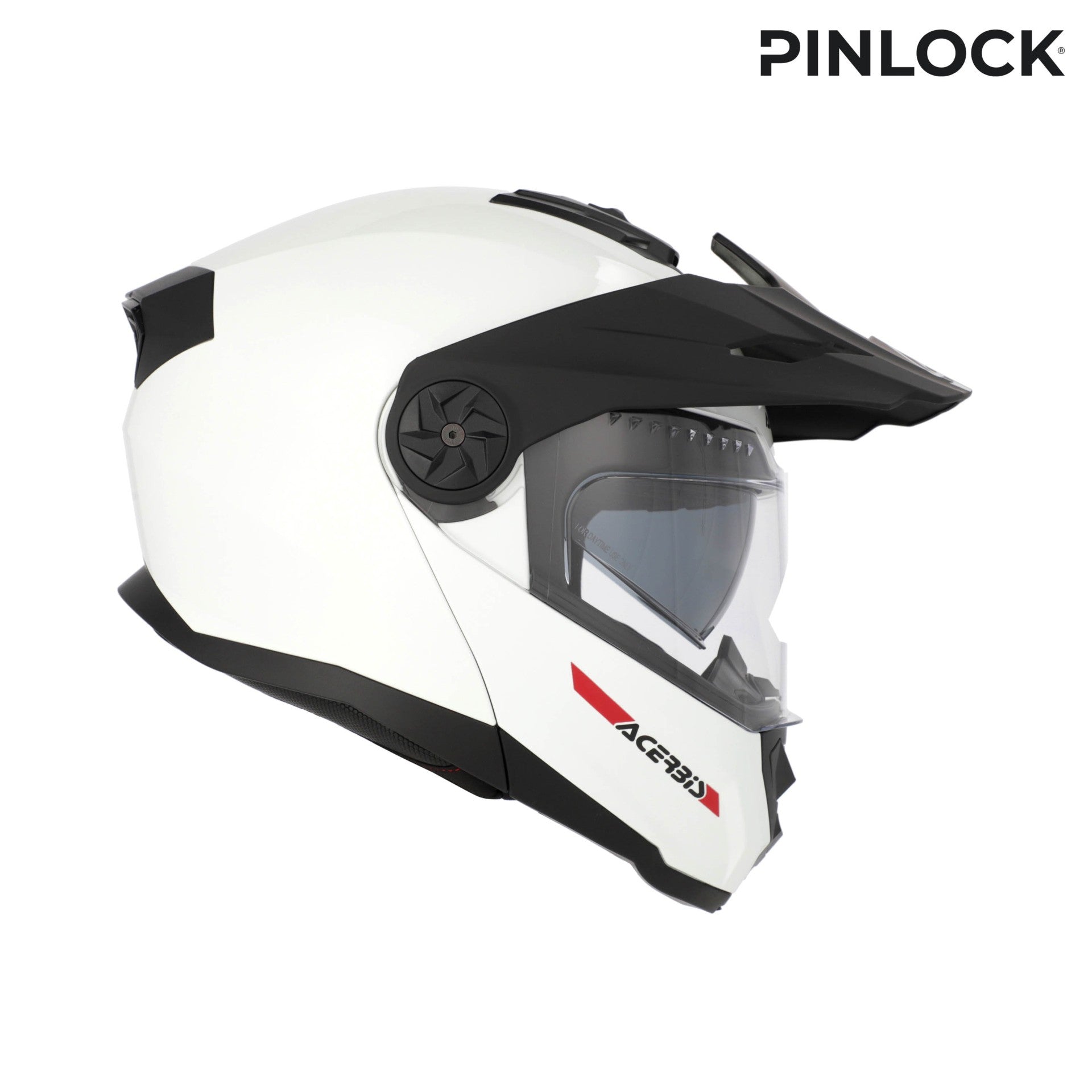 Casco Moto Modulare Adventure ACERBIS RIDER Bianco