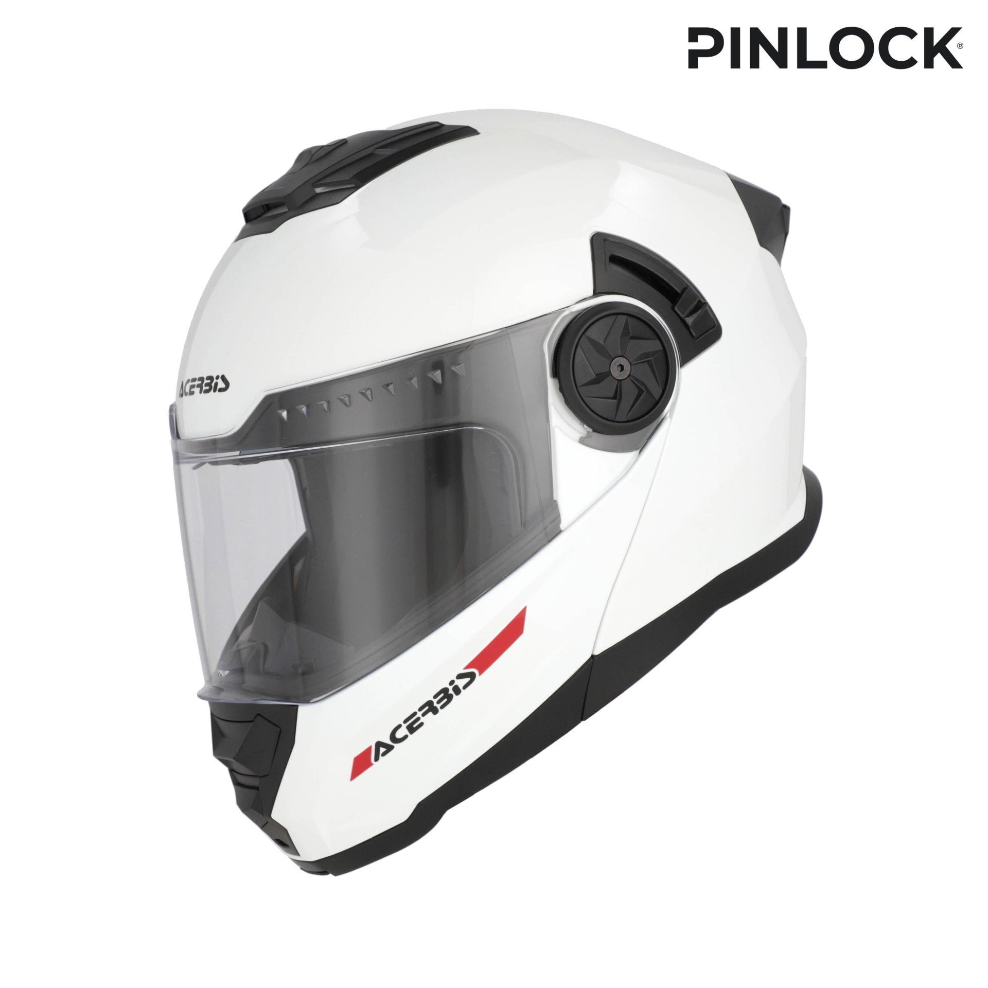 Casco Moto Modulare Adventure ACERBIS RIDER Bianco