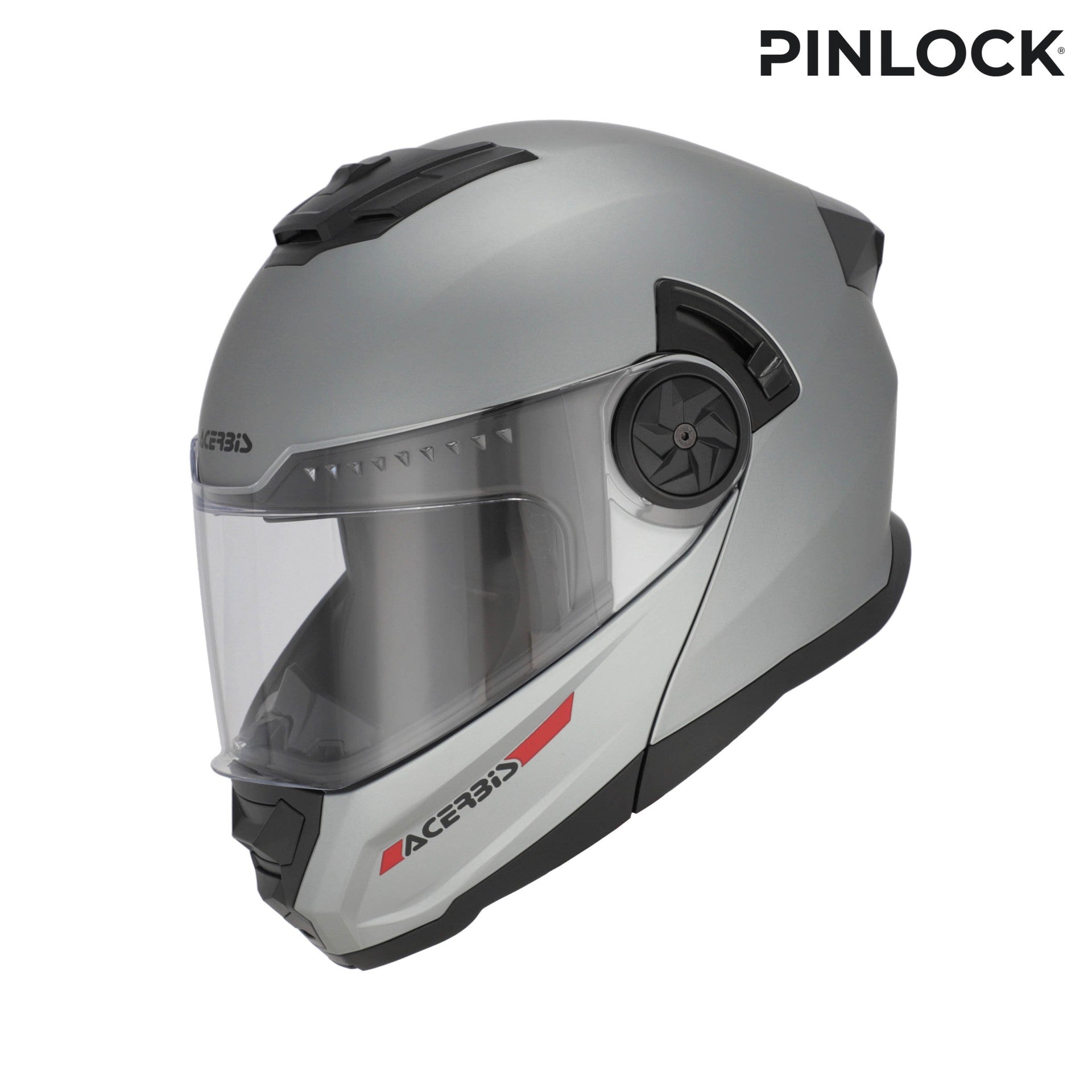 Casco Moto Modulare Adventure ACERBIS RIDER Grigio
