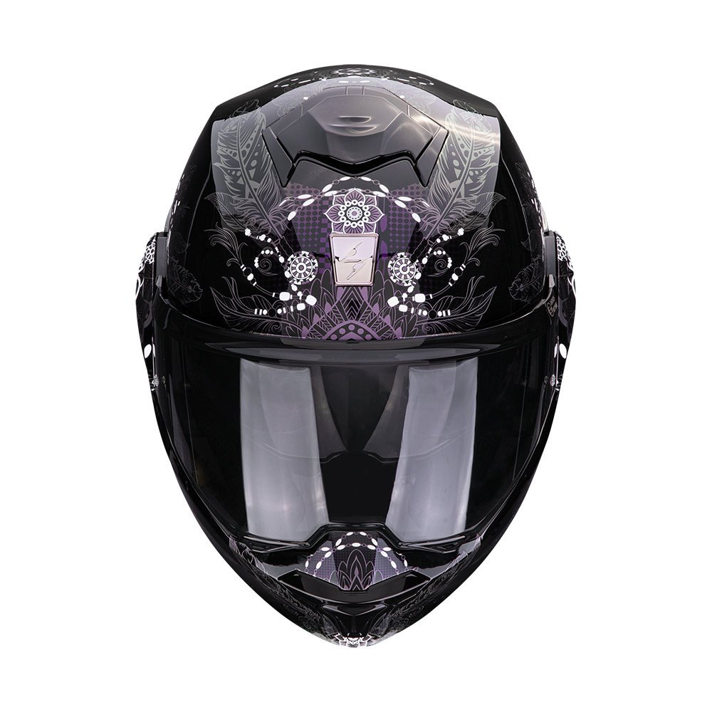 Casco Moto Modulare Flip-Back SCORPION EXO TECH EVO DREAM Nero Camaleonte