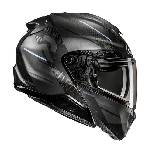 Casco Moto Modulare HJC RPHA 91 BLAT MC5SF Nero Titanio Opaco