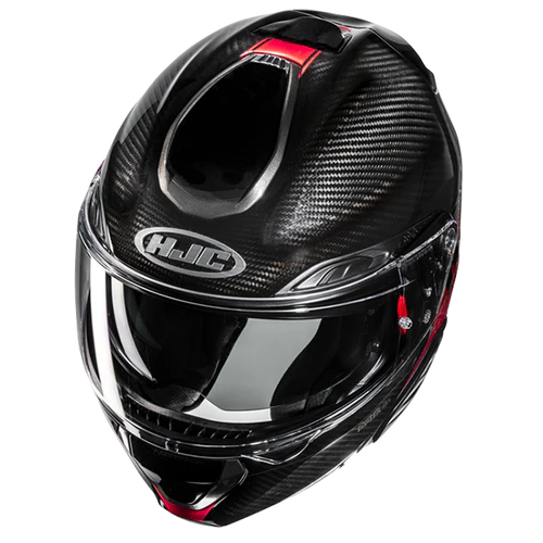 Casco Moto Modulare HJC RPHA 91 CARBON ELIG MC1 Nero Rosso Lucido