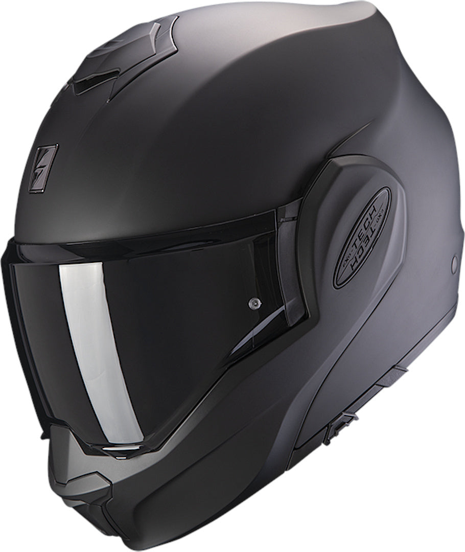 Casco Moto Modulare Scorpion EXO-TECH Evo Nero Opaco