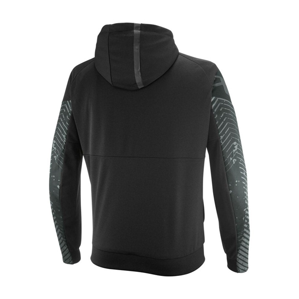 Felpa Moto Estiva Uomo IXON TOUCHDOWN AIR Nero Rosso Fluo