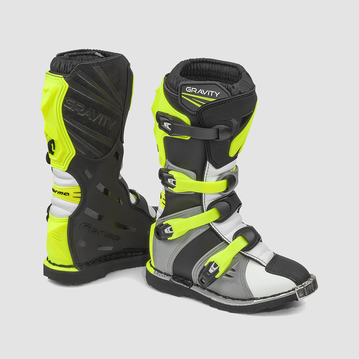 Forma Boots GRAVITY Grigio Bianco Giallo Fluo