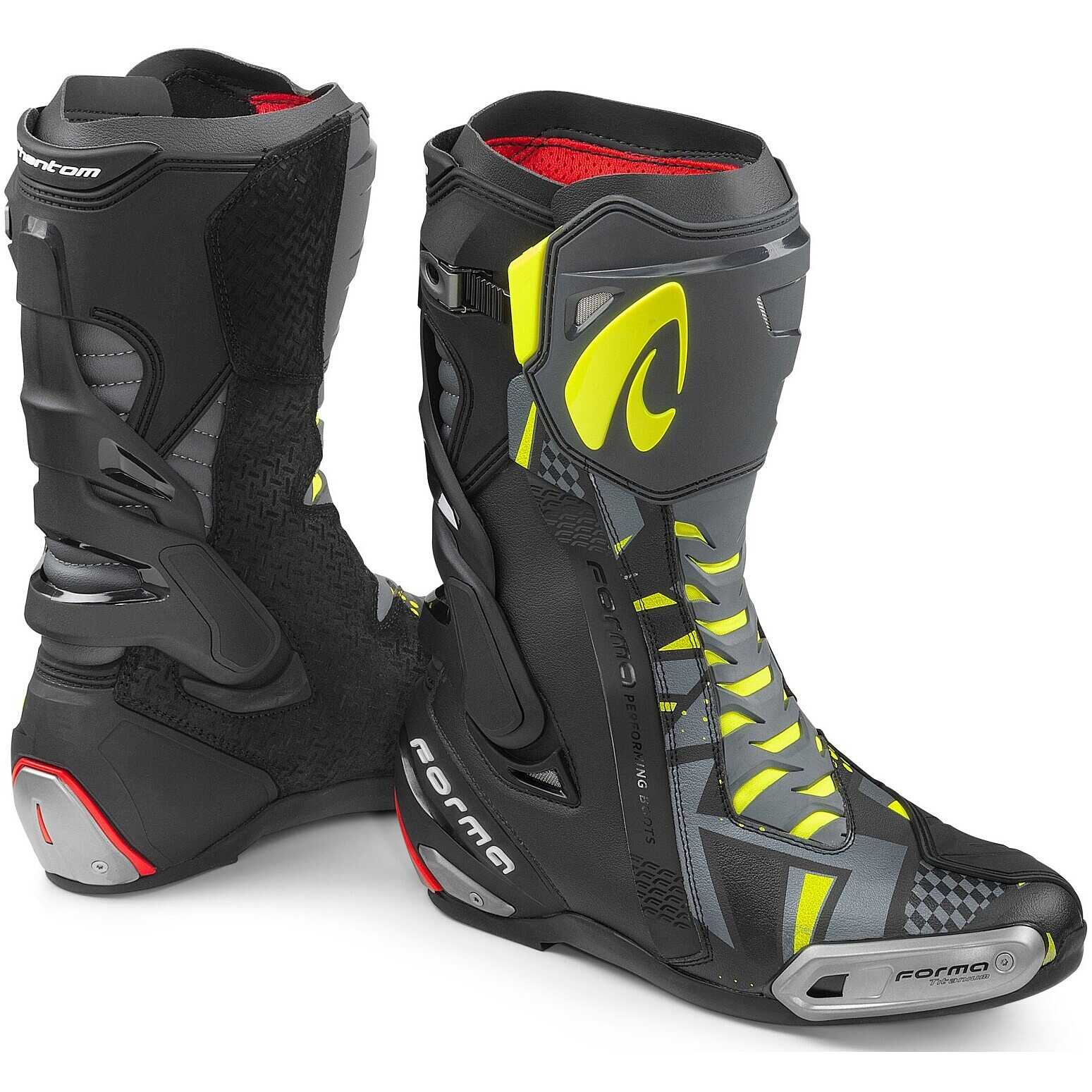 Forma Boots PHANTOM Nero Grigio Giallo Fluo