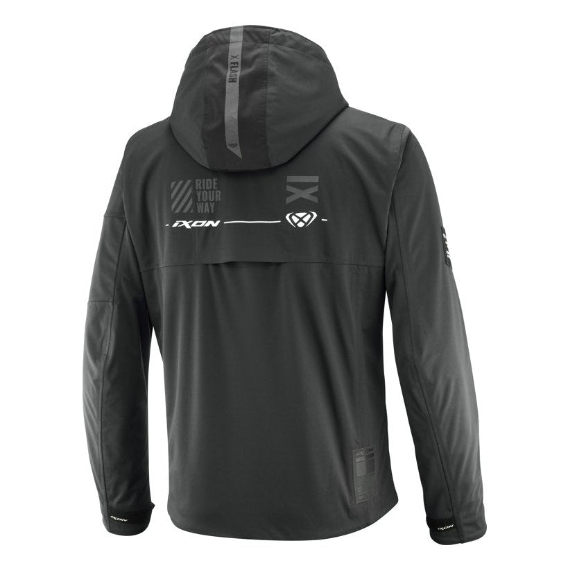 Giacca Moto Estiva Uomo IXON M-QUARTER Antracite Nero