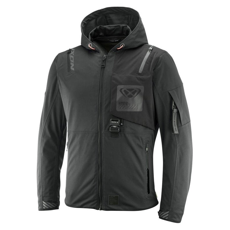 Giacca Moto Estiva Uomo IXON M-QUARTER Antracite Nero