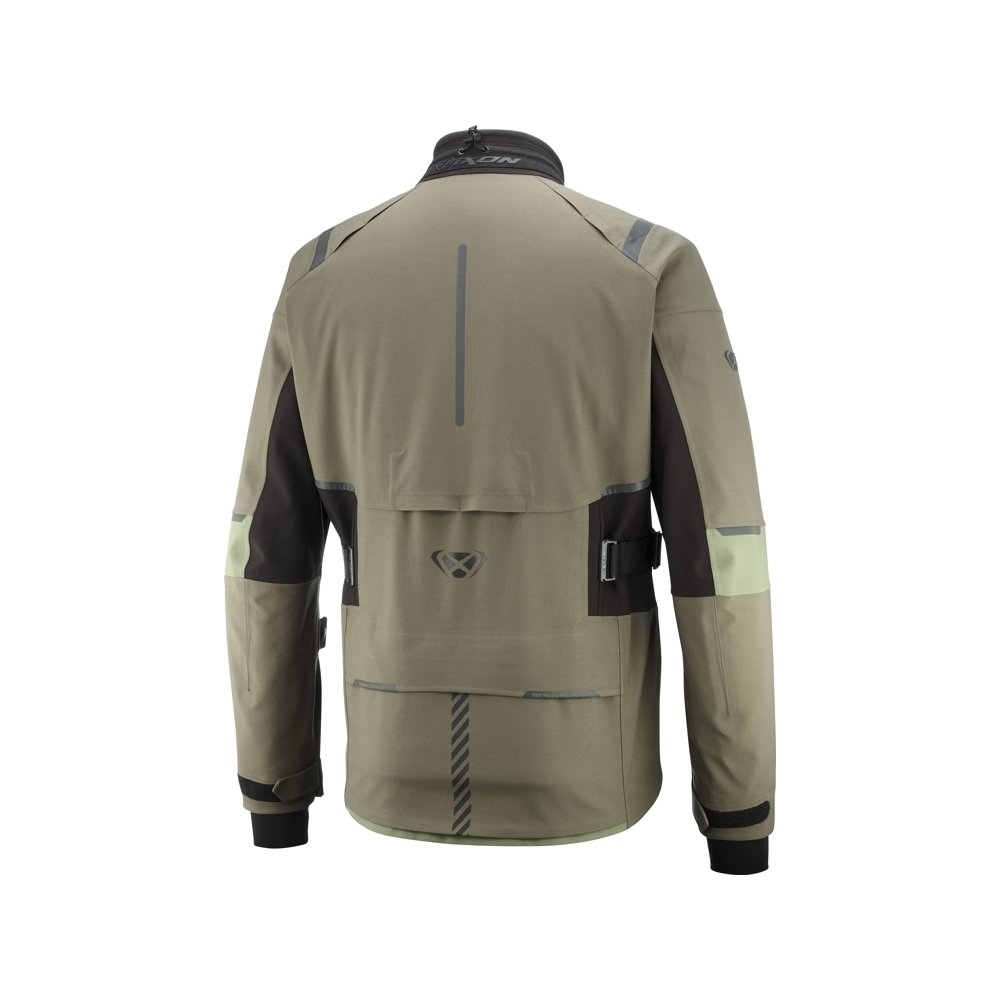 Giacca Moto Uomo IXON M-SKEID Kaki Nero