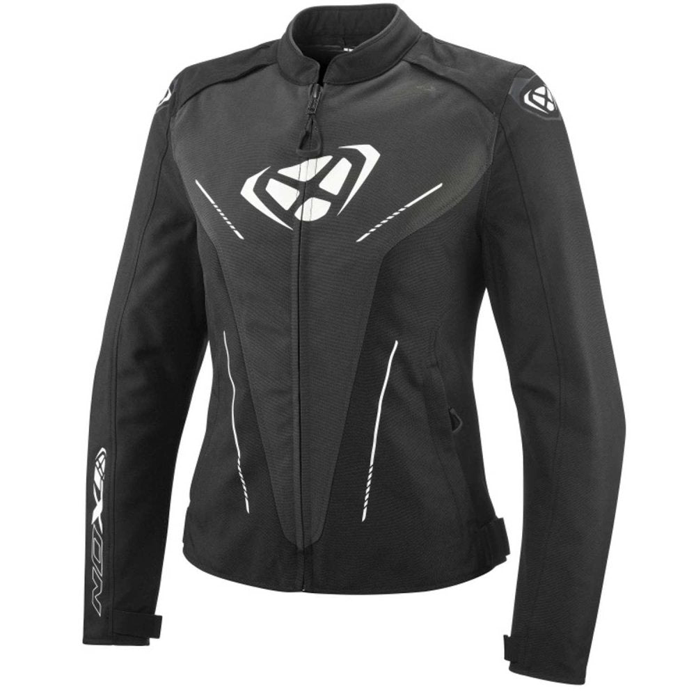Giubbotto Moto Donna IXON PRODIGY LADY Nero Antracite Bianco