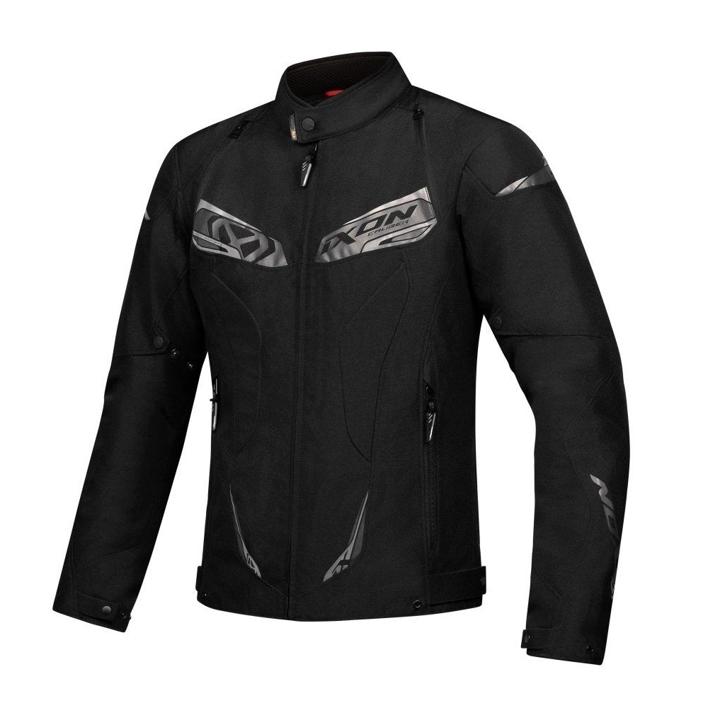 Giubbotto Moto Uomo IXON CALIBER Nero Impermeabile