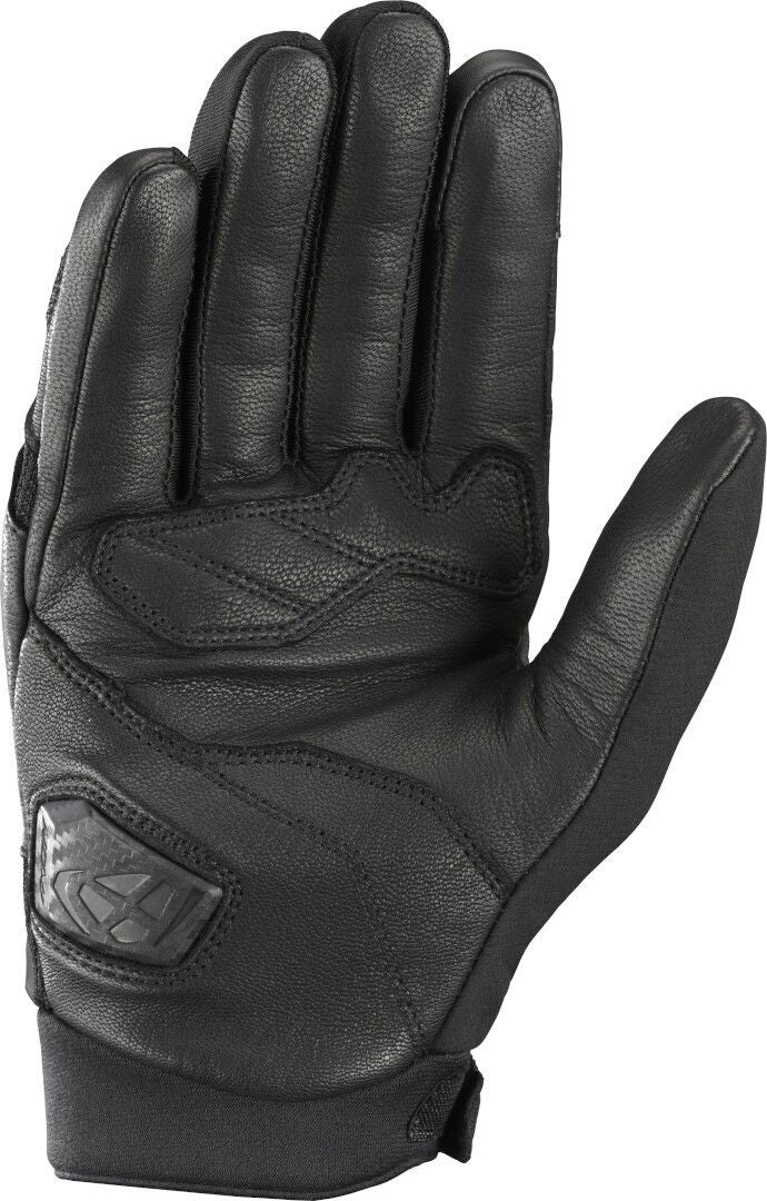 Guanti Moto Estivi IXON RISE AIR 2 Pelle E Tessuto Nero