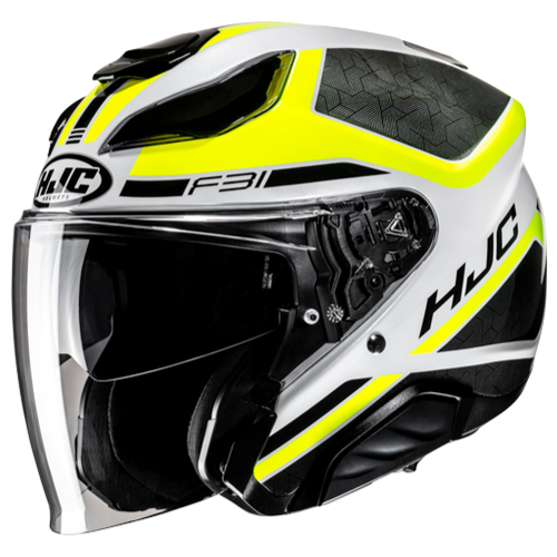 Hjc F31 CERON MC3H Nero Bianco Giallo Fluo