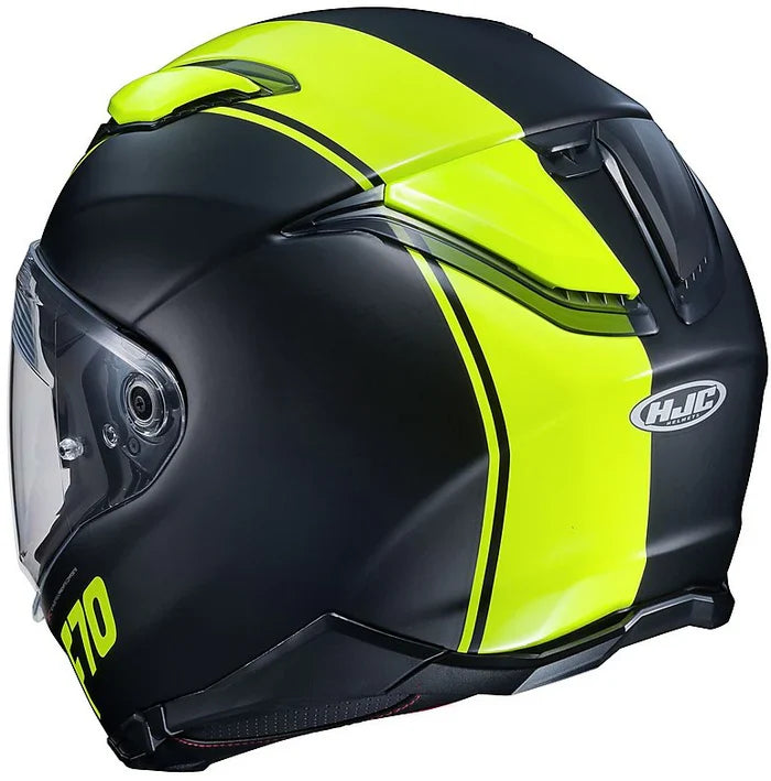  Hjc F70 Mago Mc4hsf Nero Opaco Giallo Fluo