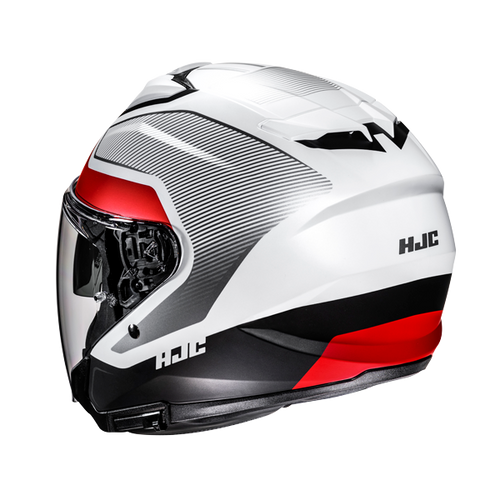 Hjc i31 TEVIS MC1SF Bianco Opaco Nero Rosso