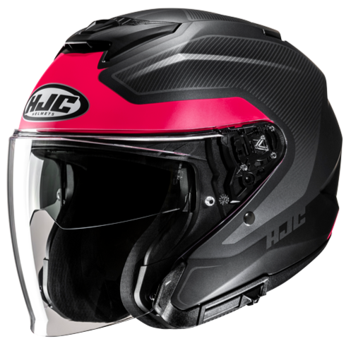 Hjc i31 TEVIS MC8SF Nero Opaco Fucsia