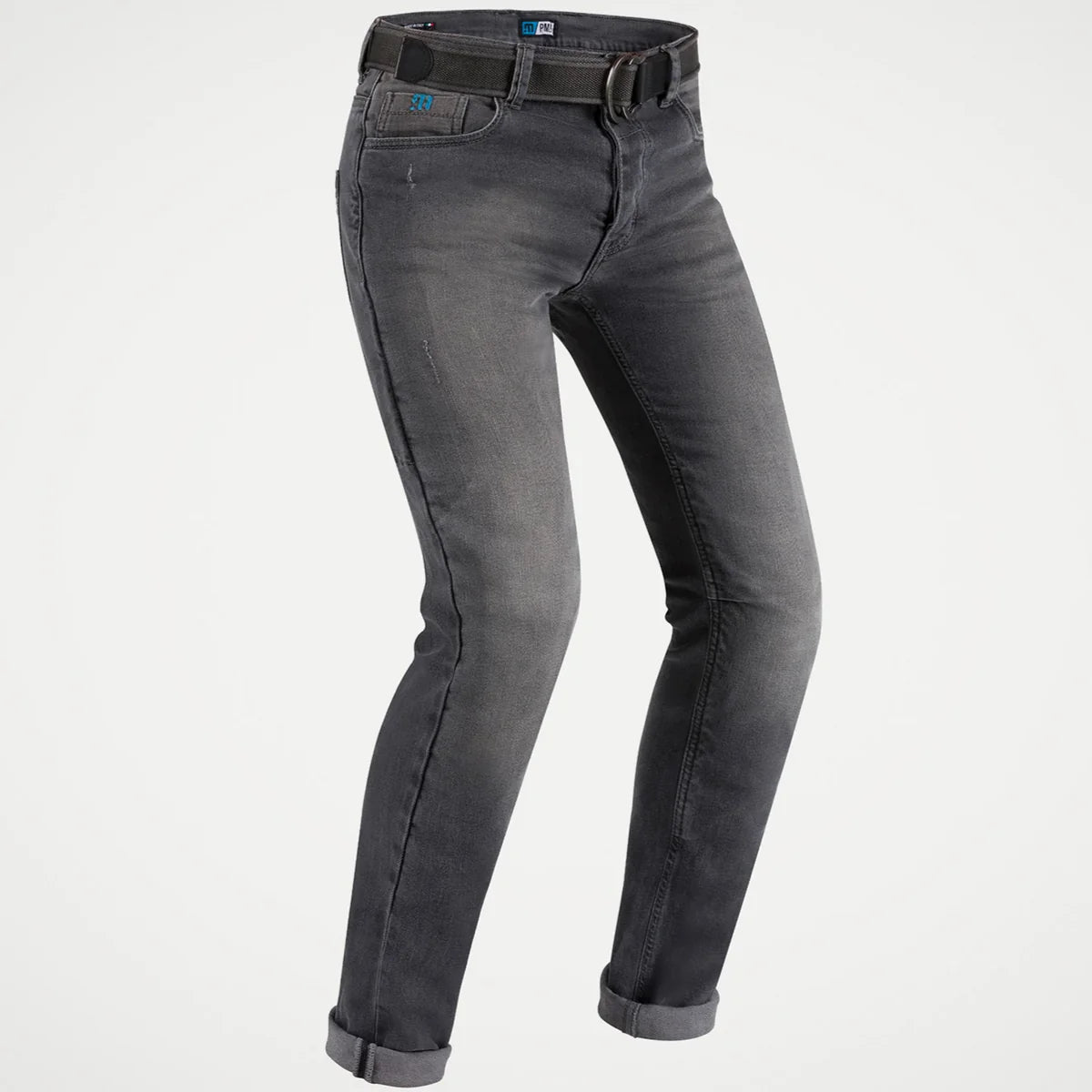 Jeans Moto Uomo PMJ Caferacer Grigio Con Protezioni CE