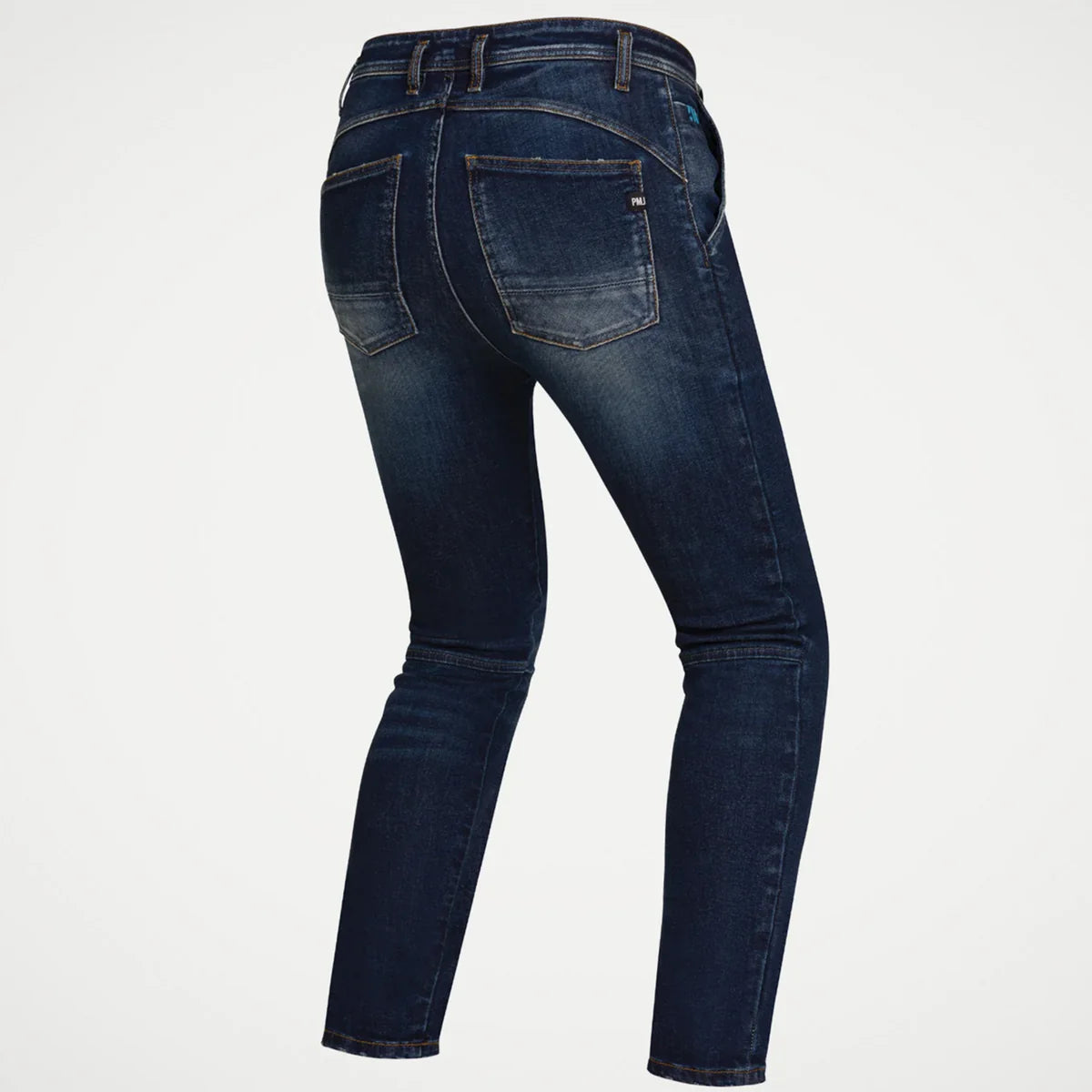 Jeans Moto Uomo PMJ Russell Blu Con Protezioni CE