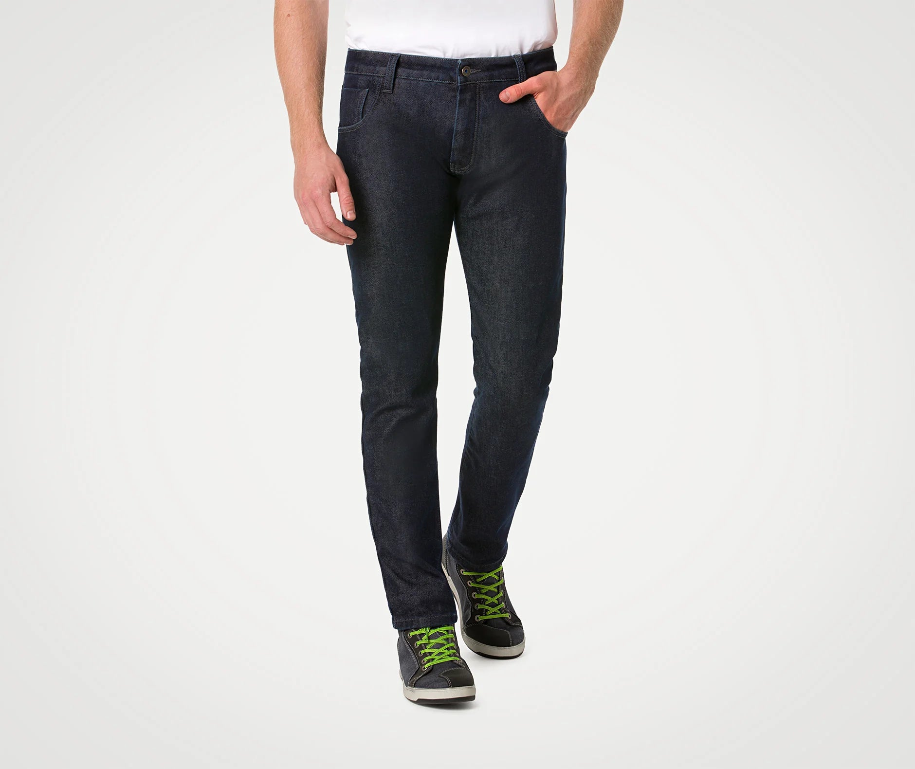 Jeans Moto Uomo PMJ Tourer Blu Impermeabile