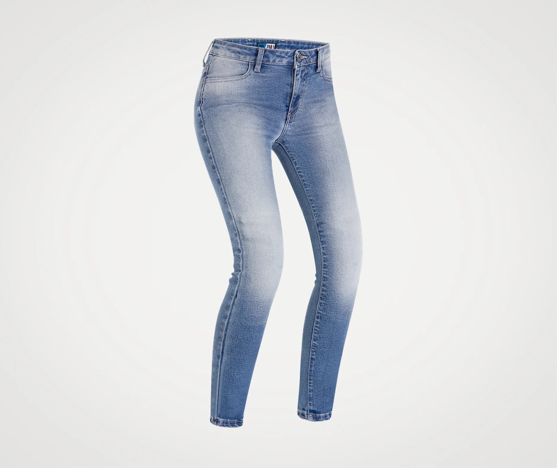 Jeans Moto Donna PMJ GINEVRA Blu Con Protezioni CE