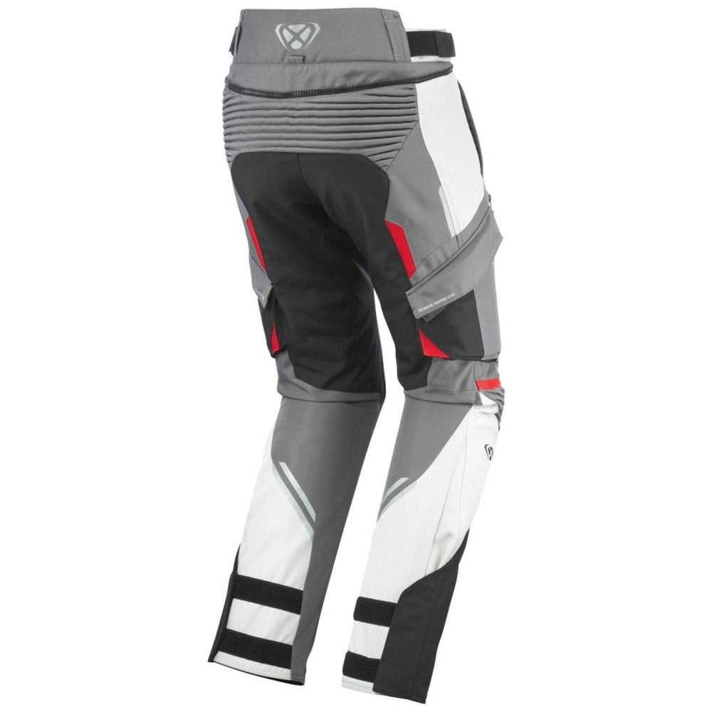 Pantalone Moto Uomo IXON MIDGARD PT Grigio Nero Rosso