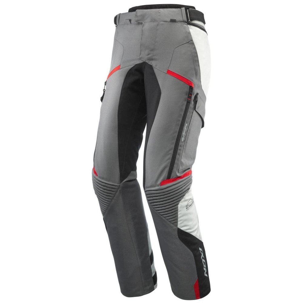 Pantalone Moto Uomo IXON MIDGARD PT Grigio Nero Rosso