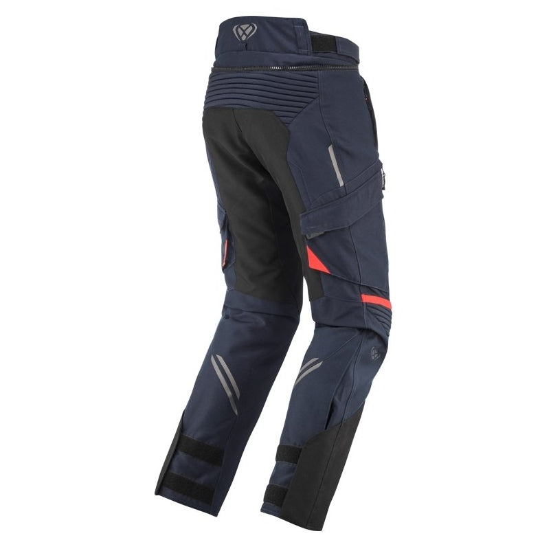 Pantalone Moto Uomo IXON MIDGARD PT Navy Rosso Fluo
