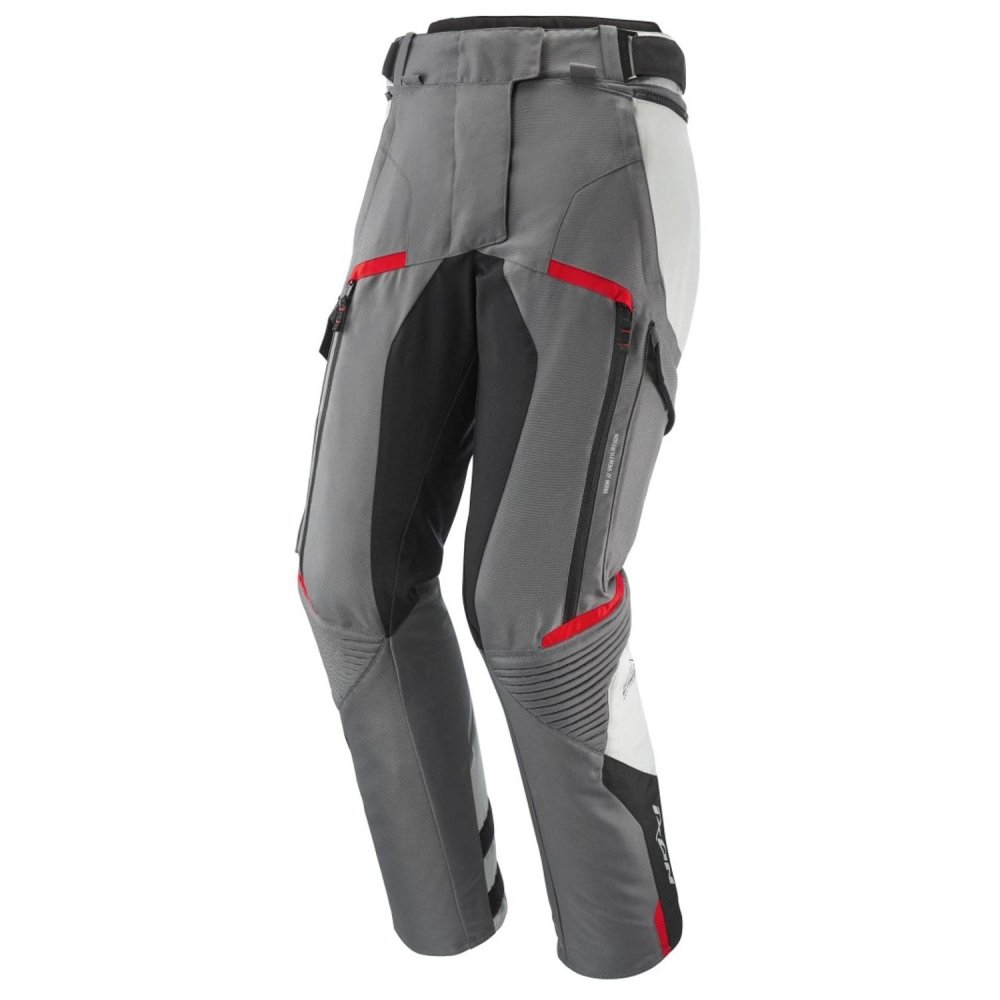 Pantaloni Moto Donna IXON MIDGARD PT Lady Grigio Nero Rosso