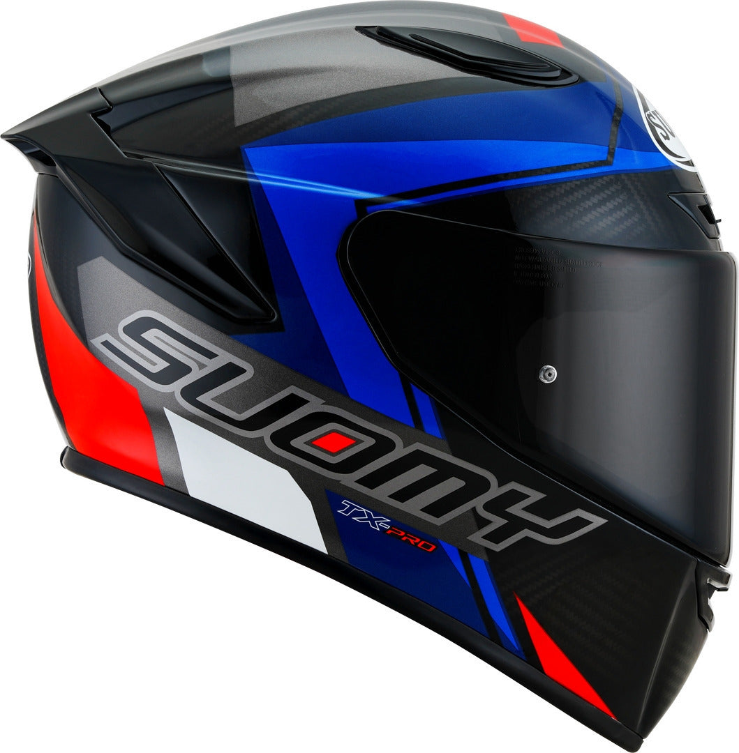 SUOMY TX-PRO Glam Blue Blu Rosso Bianco Lucido
