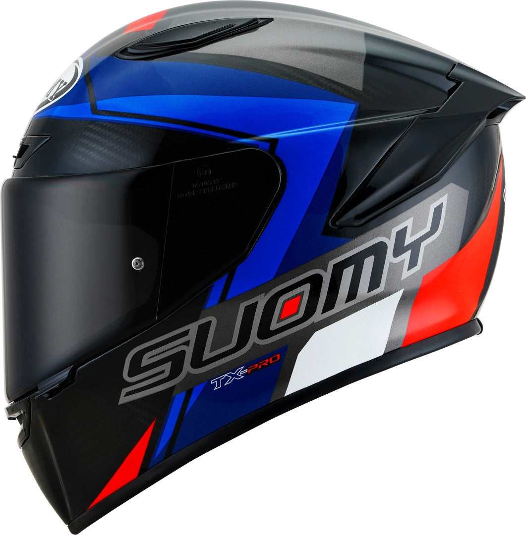 SUOMY TX-PRO Glam Blue Blu Rosso Bianco Lucido