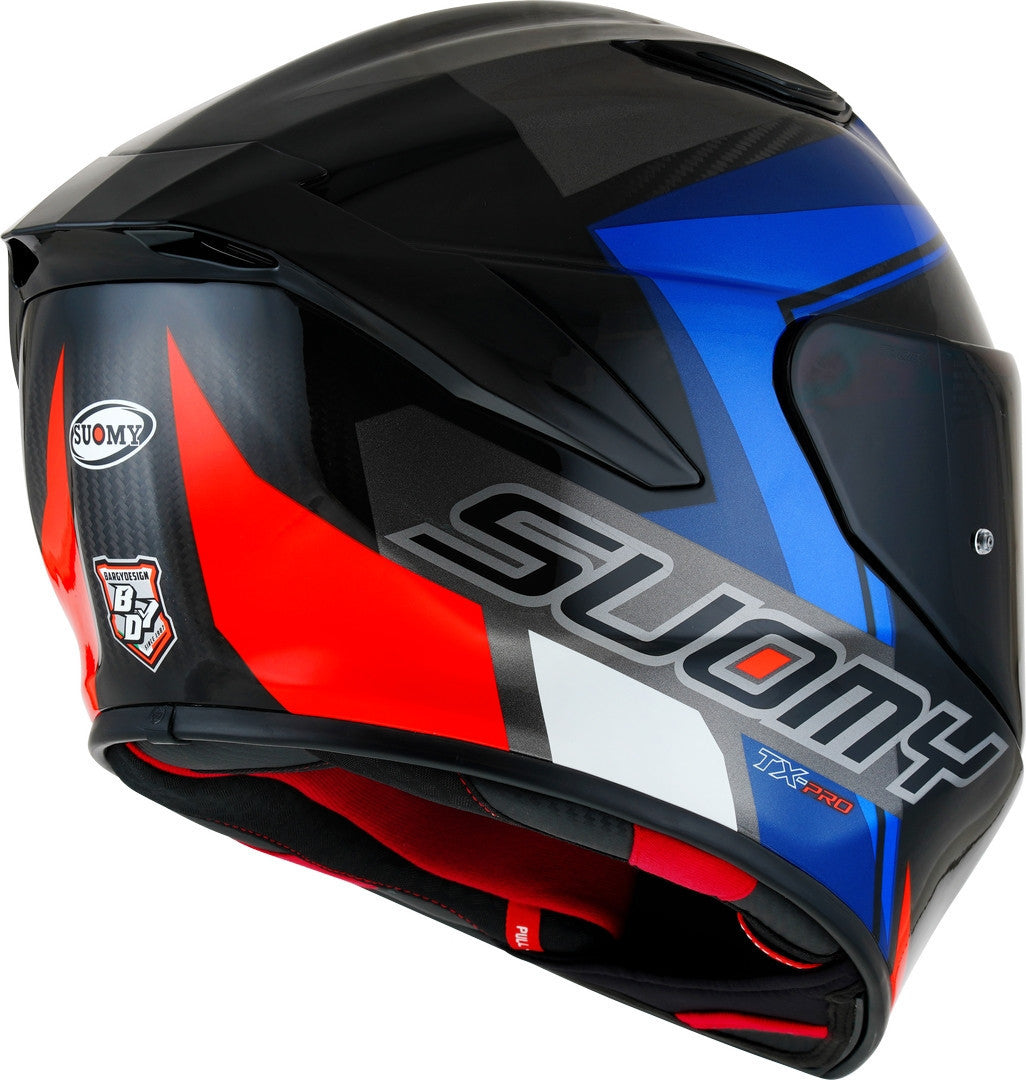 SUOMY TX-PRO Glam Blue Blu Rosso Bianco Lucido
