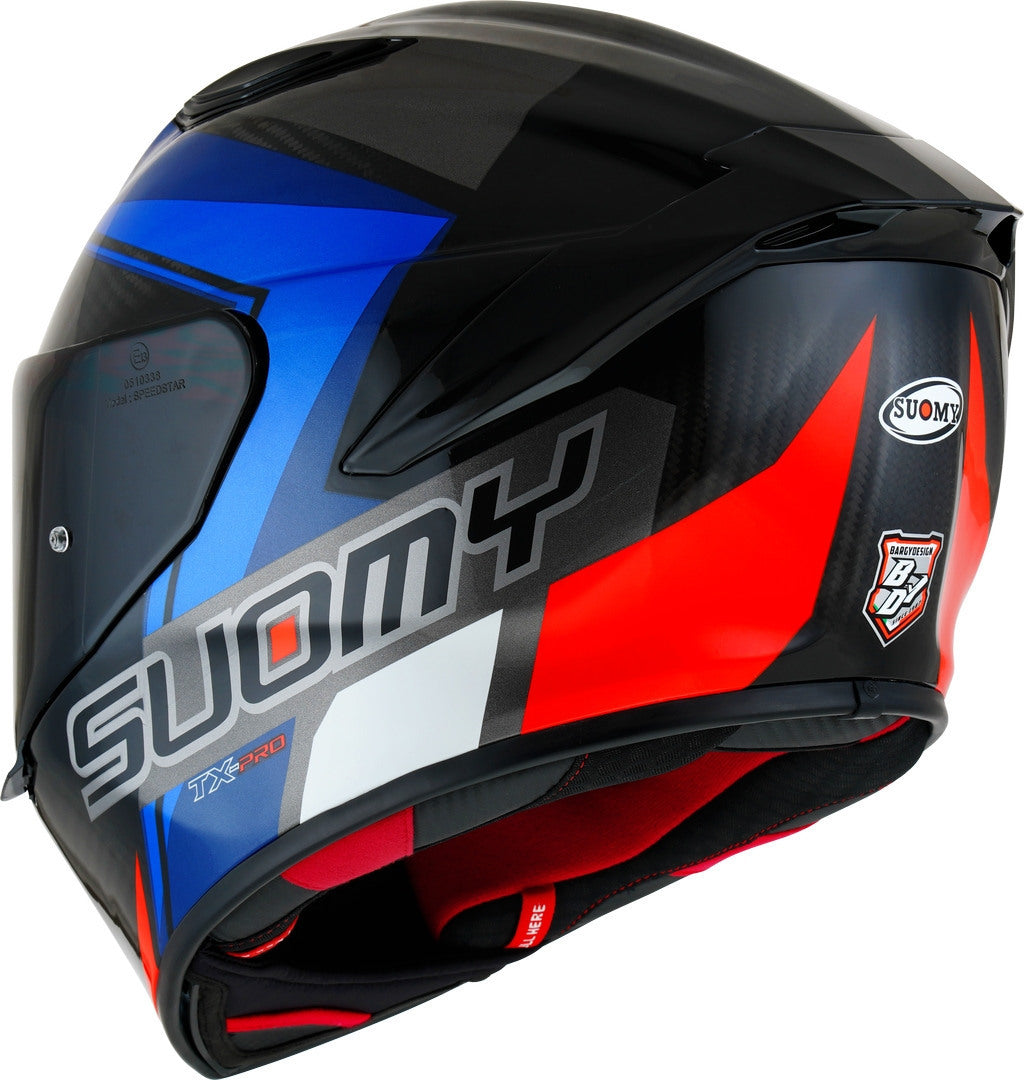 SUOMY TX-PRO Glam Blue Blu Rosso Bianco Lucido
