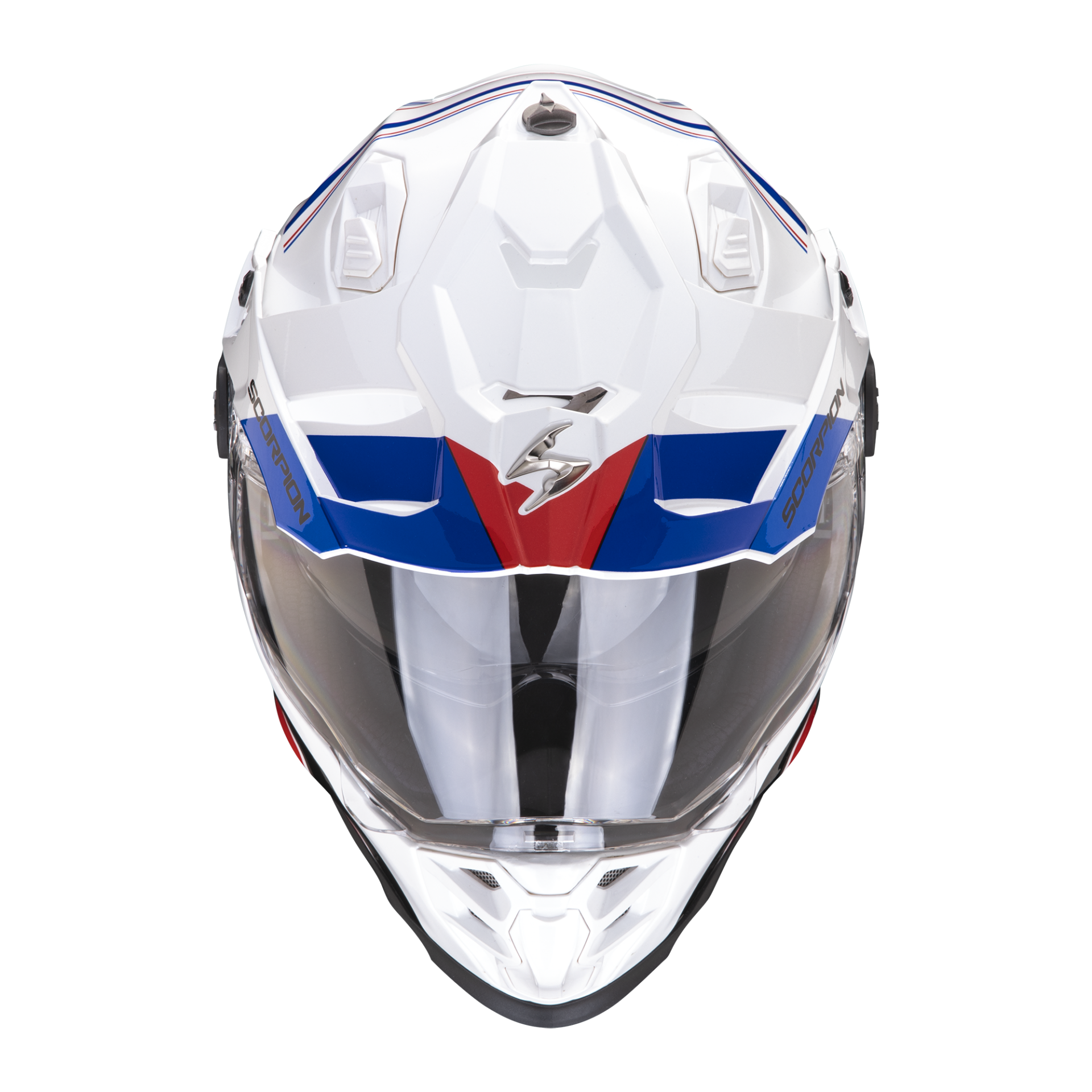 Scorpion ADF 9000 AIR Desert Bianco Blu Rosso