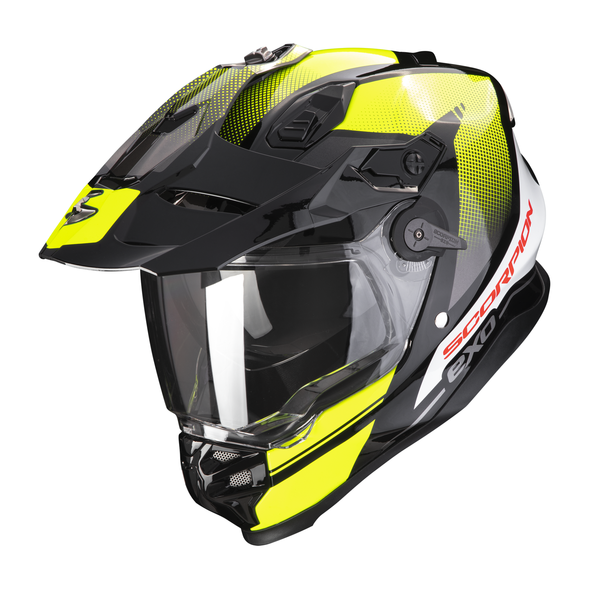 Scorpion ADF 9000 AIR Trail Nero Giallo Neon