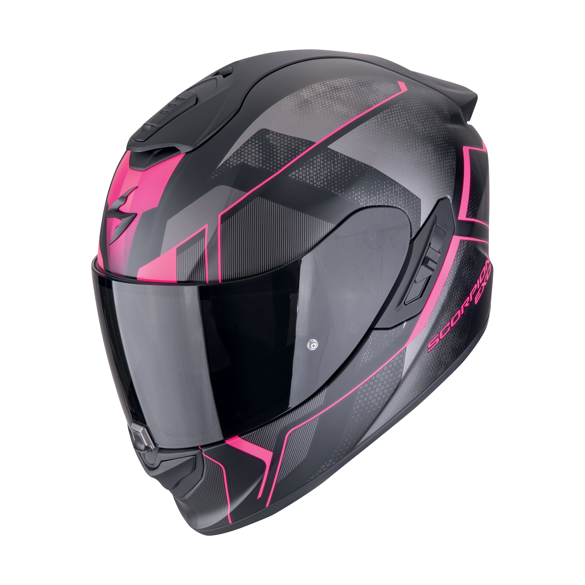 Scorpion EXO-1400 EVO 2 Air Intensio Nero Opaco Rosa