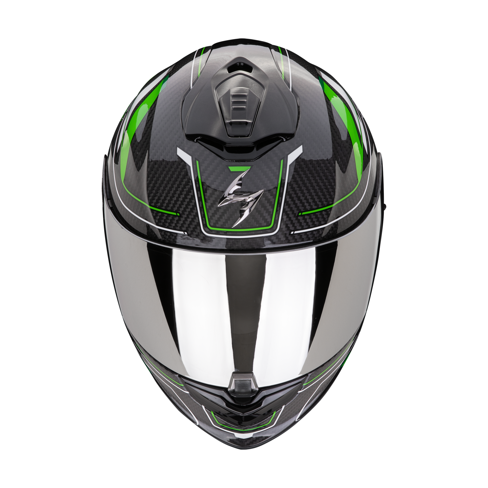 Scorpion EXO 1400 EVO 2 Carbon Air MIRAGE Nero Verde