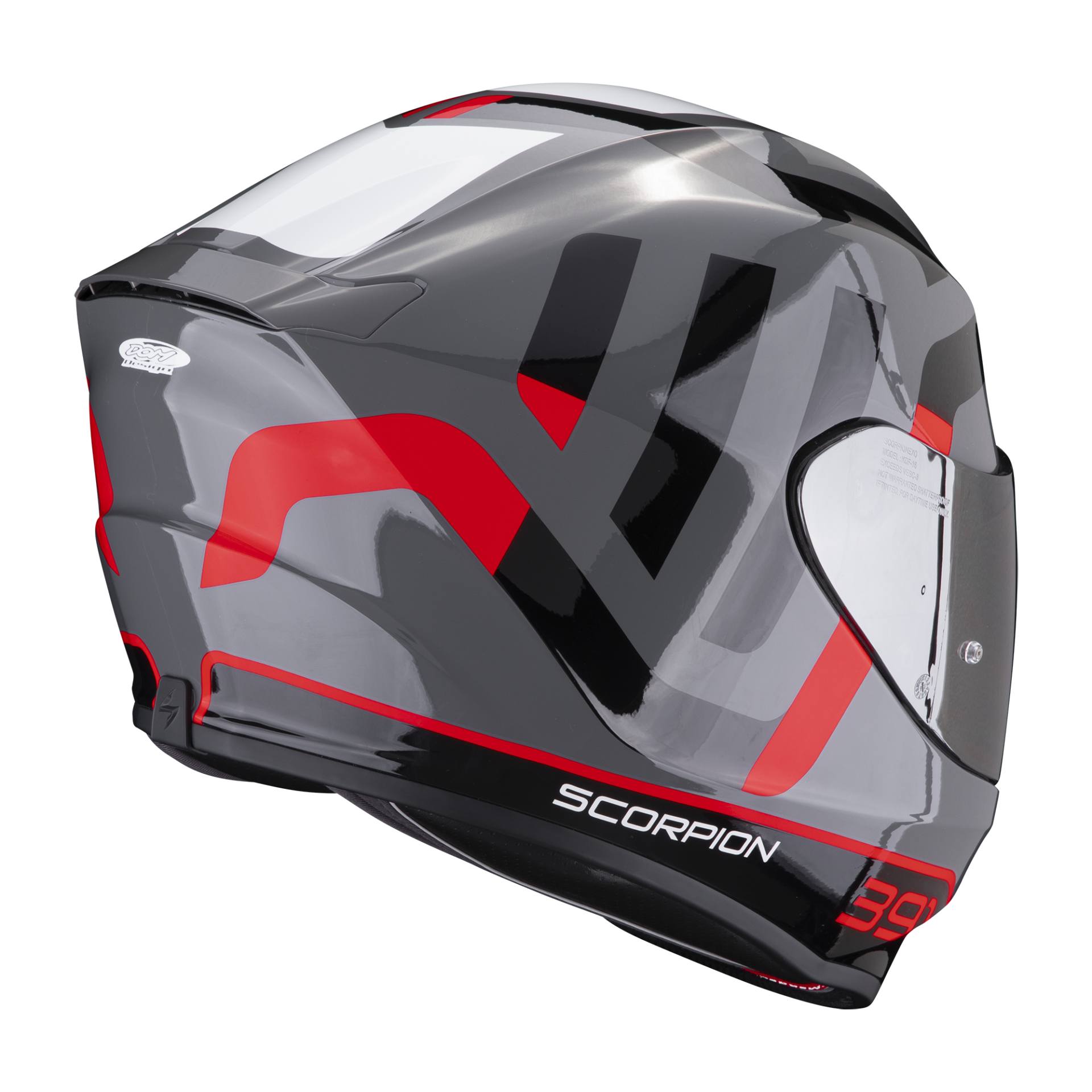 Scorpion EXO 391 AROK Grigio Rosso Nero