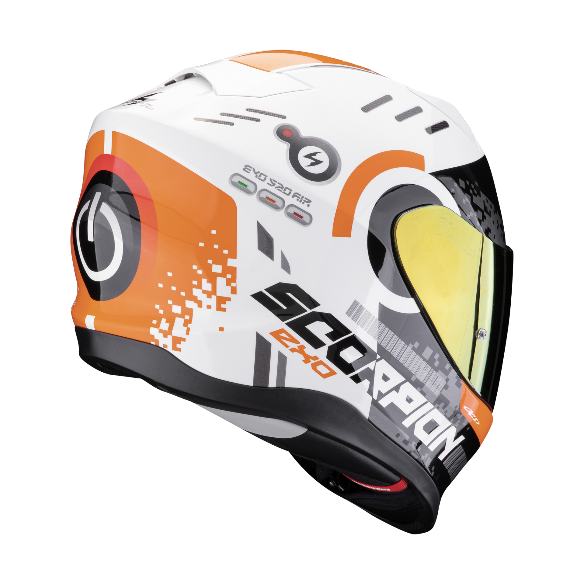 Scorpion EXO 520 EVO AIR Titan Bianco Arancio